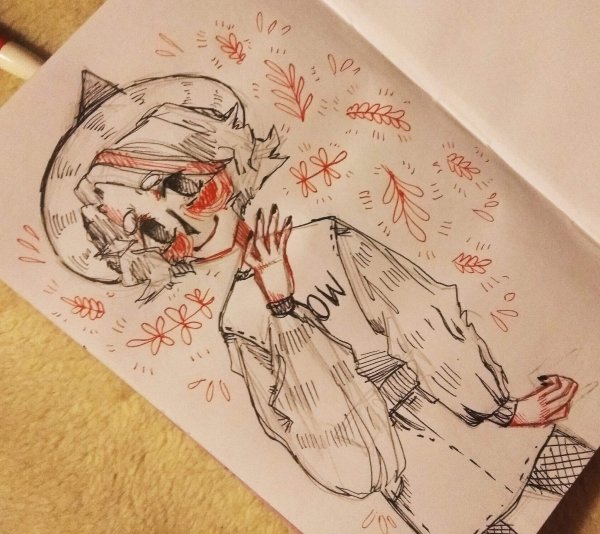 Скетчбук в японском стиле