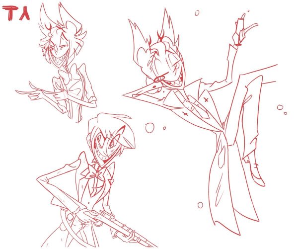 Рисунки Аластор Чиби