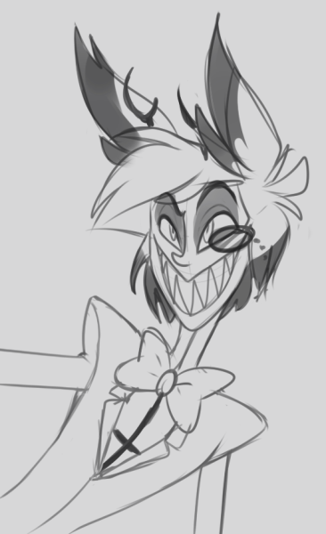 Аластор отель ХАЗБИН для срисовки