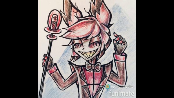 Аластор отель ХАЗБИН для срисовки