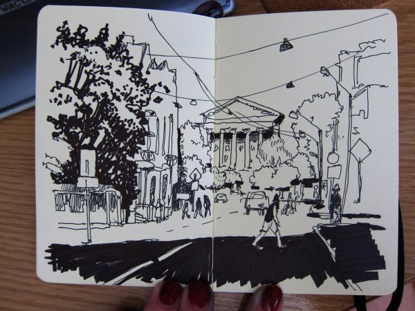 Рисунки маркерами