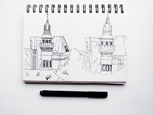 Раскраски для маркеров для скетчинга