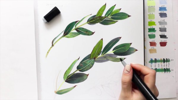 Скетчбук осень