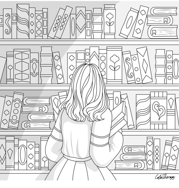 Раскраска для скейч бука