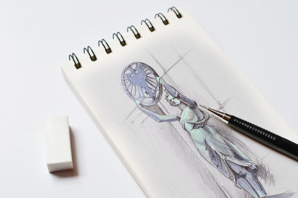 Киты маркерами скетч рисунок