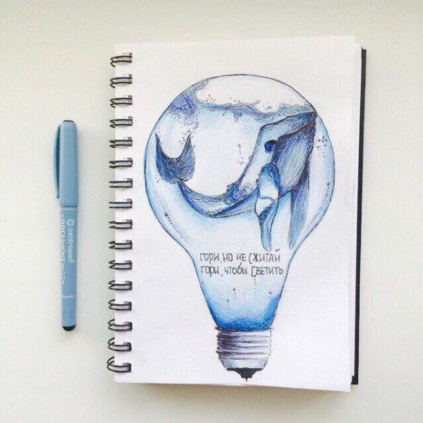 Кит для скетчбука