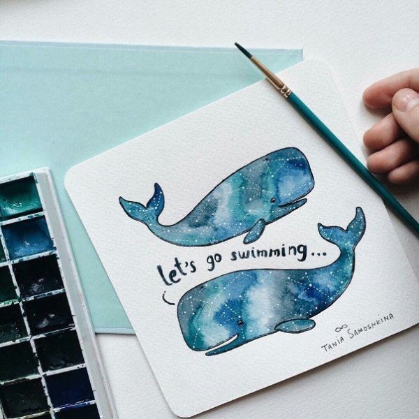 Кит для скетчбука