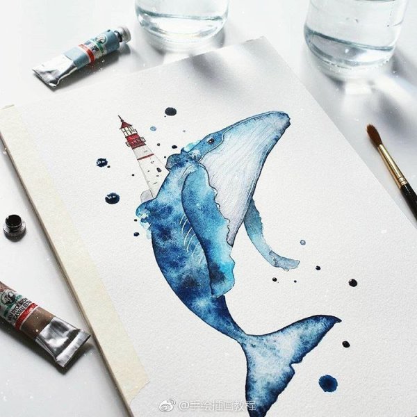 Вдохновляющая акварель