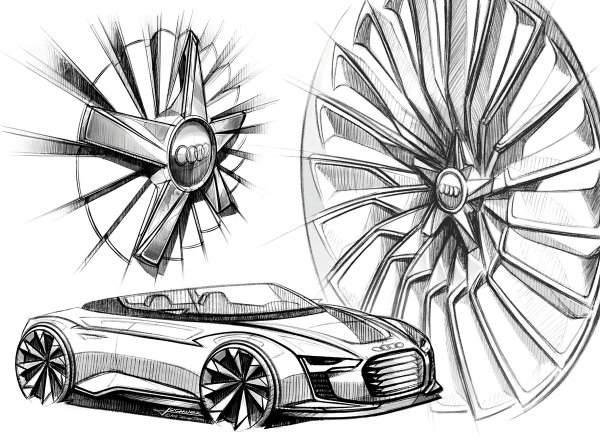 Тату блэкворк лес эскизы