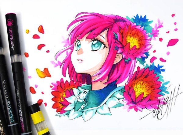 Арт фломастерами