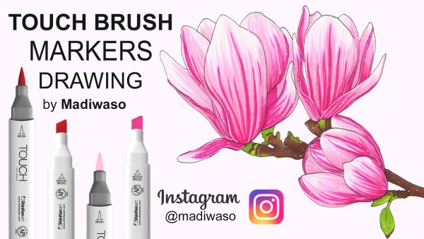 Рисунки маркерами