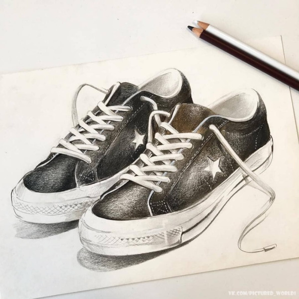 Скетчинг кроссовки