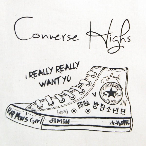 Идея для рисунка на конверсах