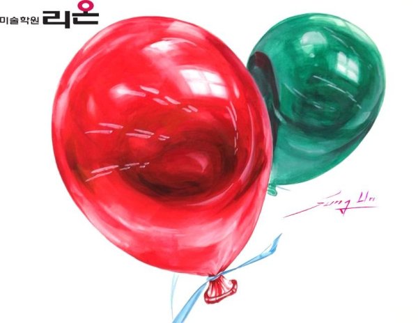 Воздушные шарики скетчинг