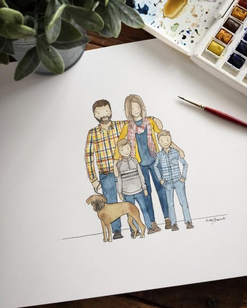 Семья скетч
