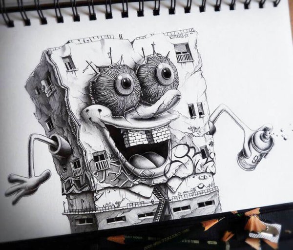 Крутые рисунки для скетчбука