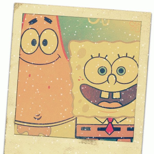 Губка Боб в скетчбук