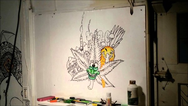 Стили рисования на стенах