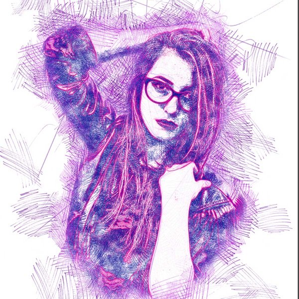 Скетч Экшены для фотошопа