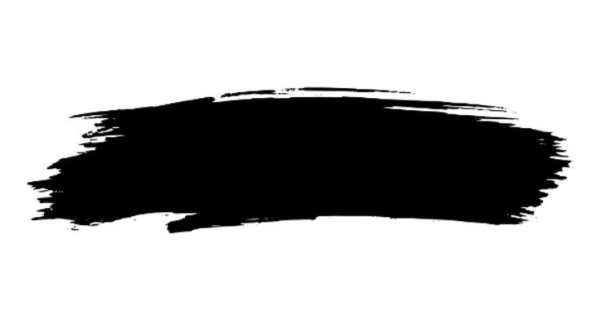 Мазок кисти черный