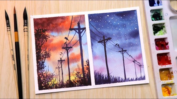 Лёгкие пезажи маркерами