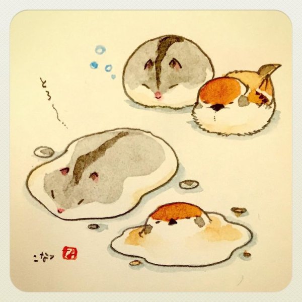 Хомяк стилизация