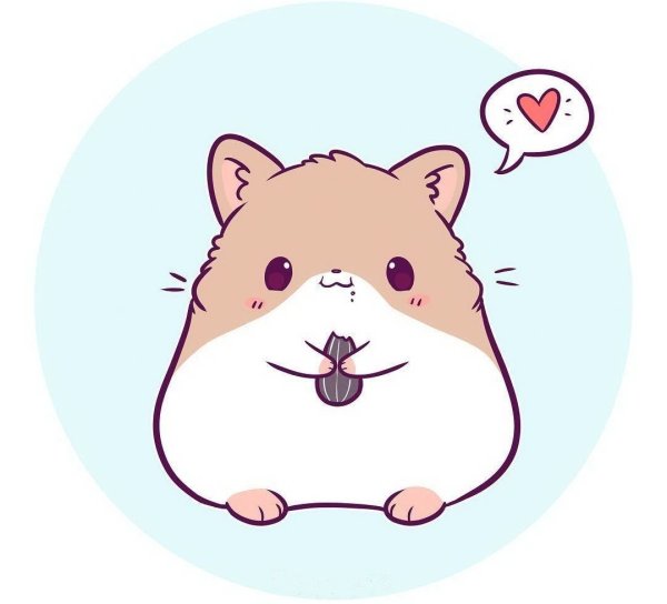 Рисунки для срисовки хомячки