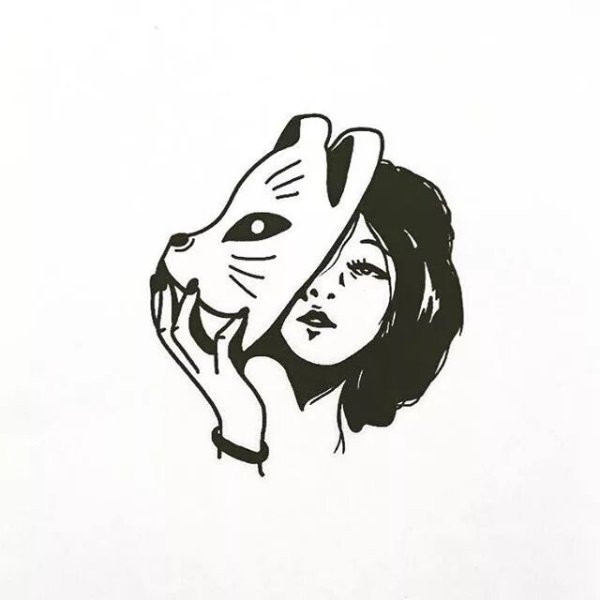 Чёрно-белые рисунки