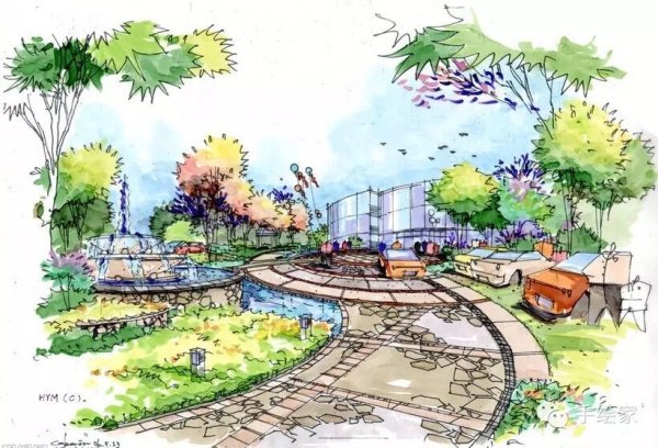 Перспектива городского парка