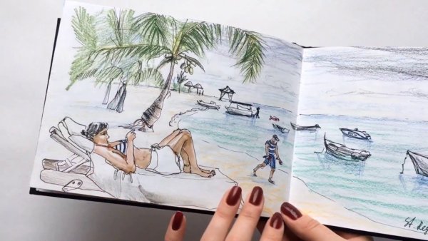 Рисование путешествие