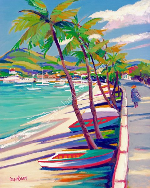 Пляж рисунок