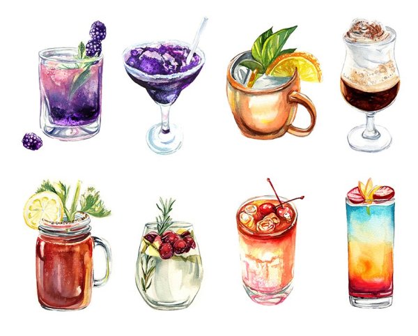 Напитки рисунок