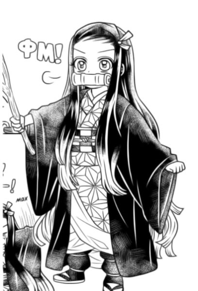 Незуко наклейки