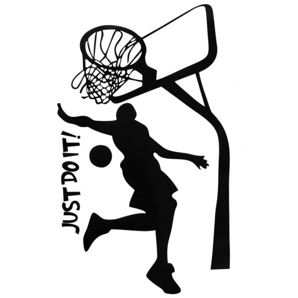 Баскетбол трафарет