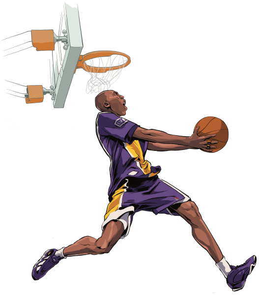 Баскетбол арт Коби Брайант
