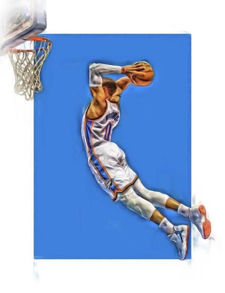 Эскиз рукав баскетбол тематика