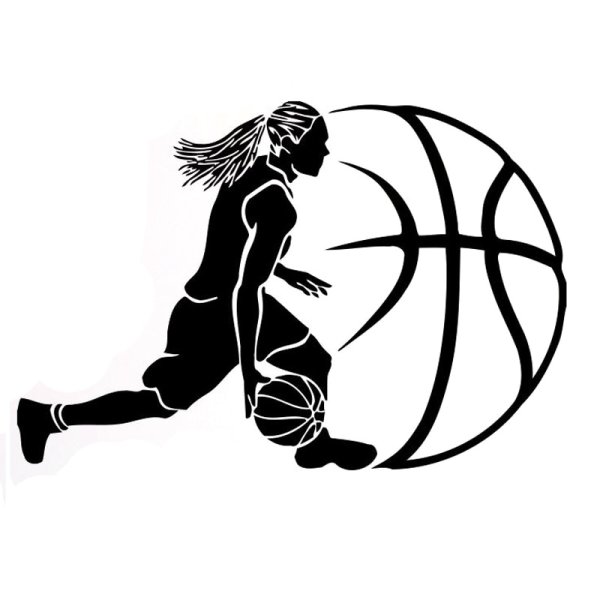 Женский баскетбол силуэт