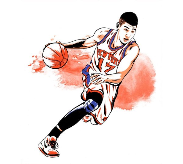 Баскетболист рисунок