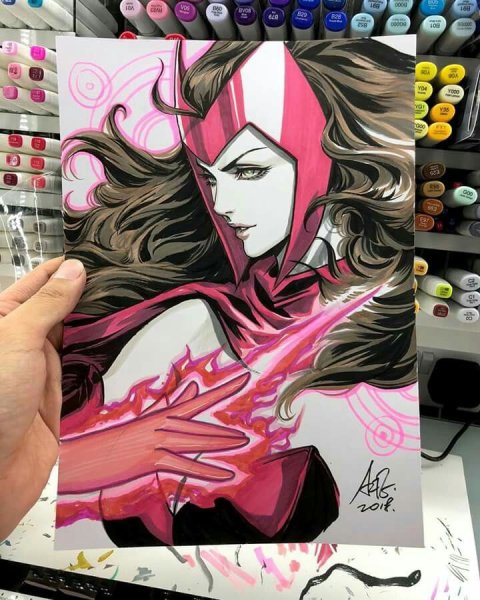 Scarlet Witch by Artgerm