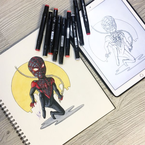 Марвел скетчбук
