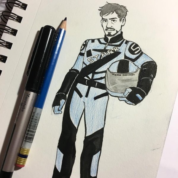 Рисунки Марвел Тони Старк