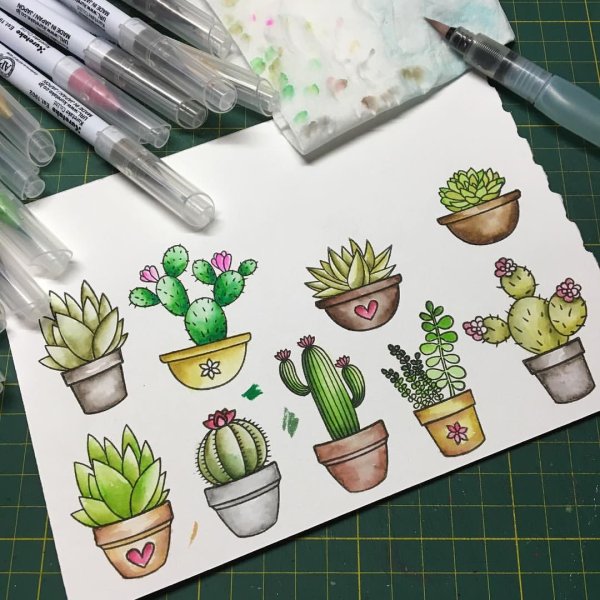 Нарисовать Кактус