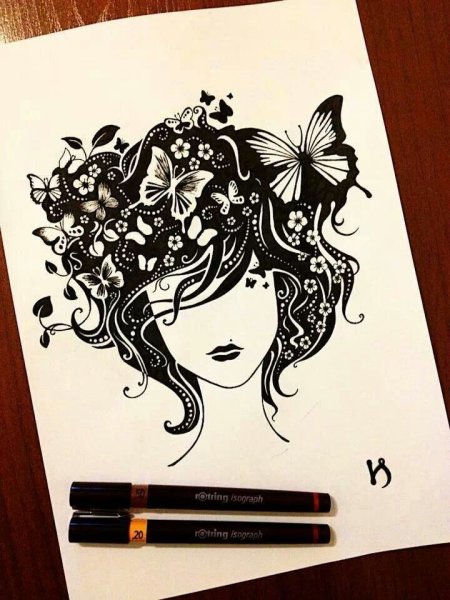 Рисунки маркерами