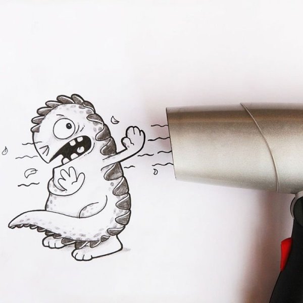 Прикольные рисунки карандашом необычные