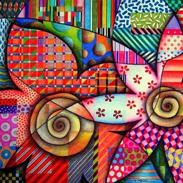 Лиса абстракция