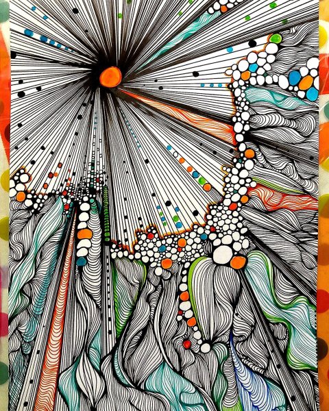 Рисунки разноцветные