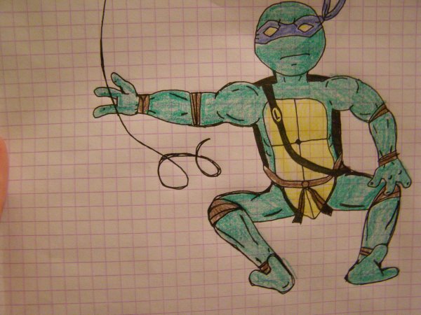 Нарисовать черепашку ниндзя