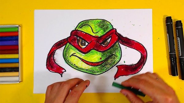 Донателло из черепашек ниндзя нарисовать