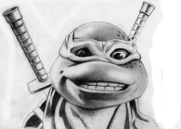 Черепашки ниндзя рисовать