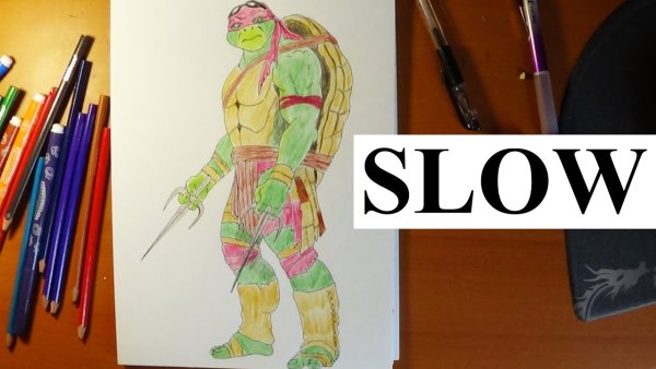 Черепашки ниндзя рисунок